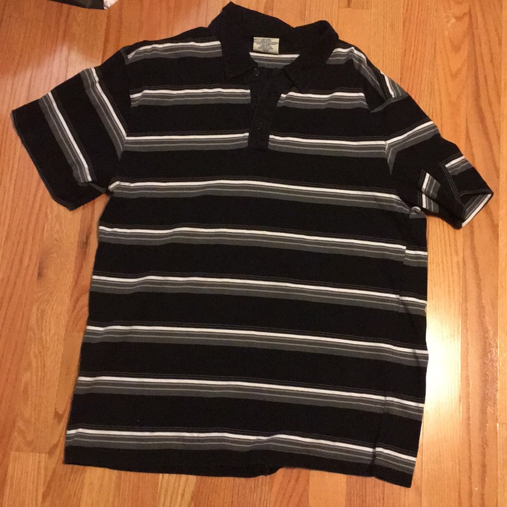Men’s Striped Polo
